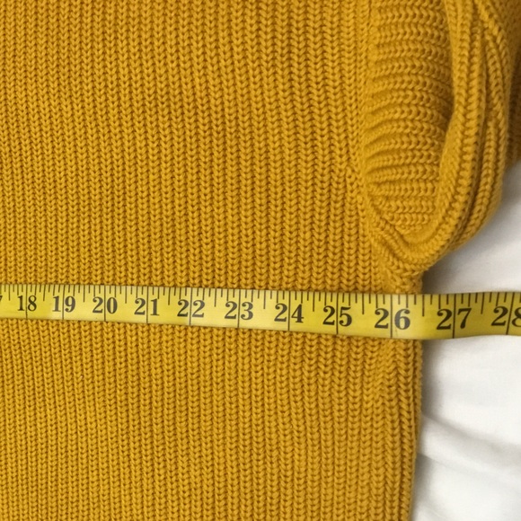 French Connection Mustard Crew Neck Sweater - Picture 4 of 15